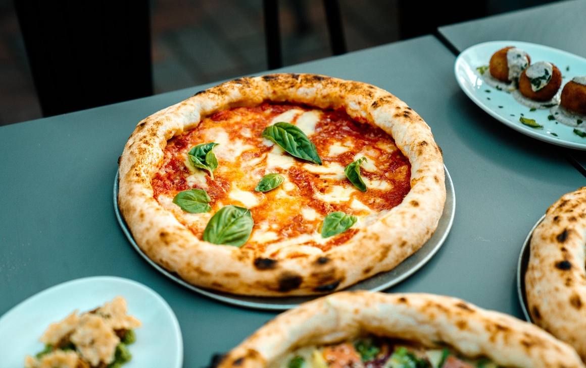 A pizza from a restaurant in Bayswater